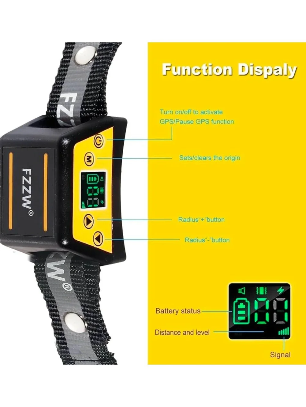 FZZW K-88 GPS Wireless Dog Fence